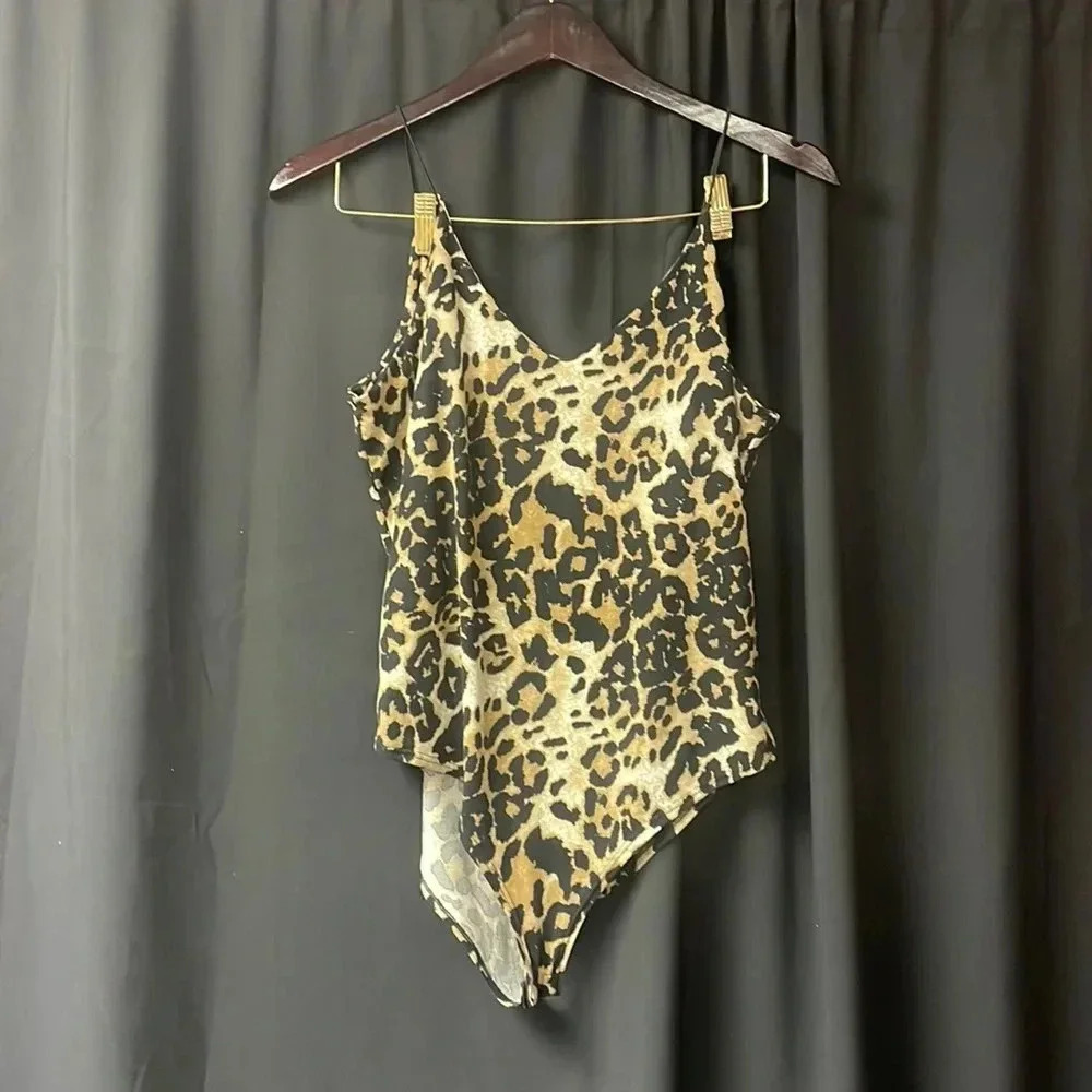 gaze Leopard Bodysuit L